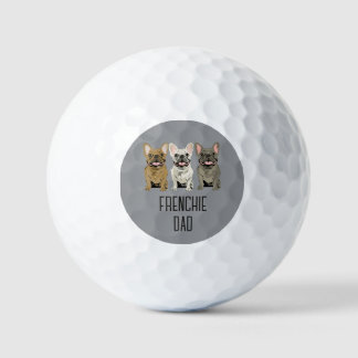 Französische Bulldogge, Frenchie Dad Golfball