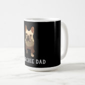 Französische Bulldogge, Frenchie Dad Kaffeetasse (VorderseiteRechts)