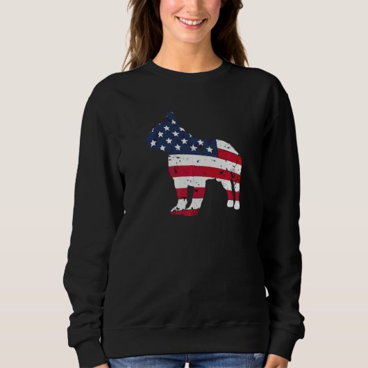Französische Bulldogge Frenchie Hunderasse Sweatshirt (Vorderseite)