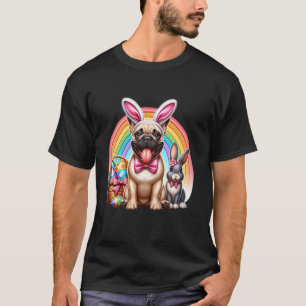 Französische Bulldogge Frohe Ostern Französische B T-Shirt