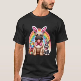 Französische Bulldogge Frohe Ostern Französische B T-Shirt