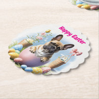 Französische Bulldogge Frohe Ostern French Bulldog