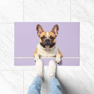 Französische Bulldogge Fußmatte Kunst