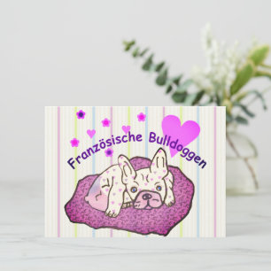 Französische Bulldogge Geburtstag French Bulldog