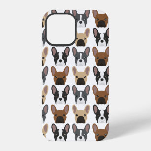 Französische Bulldogge gemustert iPhone 12 Pro Hülle