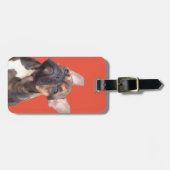 Französische Bulldogge Gepäckanhänger (Vorderseite horizontal)