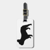 Französische Bulldogge Gepäckanhänger (Vorderseite vertikal)