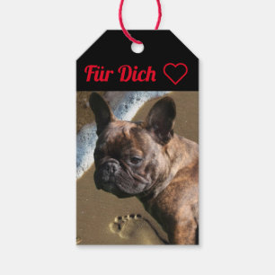 Französische Bulldogge Geschenkanhänger