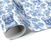 Französische Bulldogge Geschenkpapier (Rolleneckpunkt)
