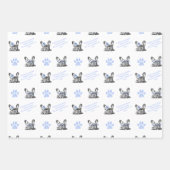 Französische Bulldogge  Geschenkpapier Set (Vorderseite)