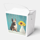 französische Bulldogge Geschenkschachtel (Rückseite)