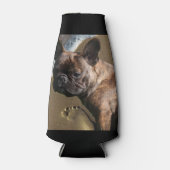 Französische Bulldogge Getränkekühler Flaschenkühler (Vorderseite)