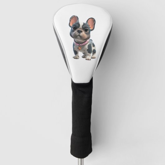 Französische Bulldogge Golf Headcover (Vorderseite)