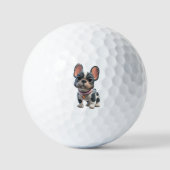 Französische Bulldogge Golfball (Vorderseite)