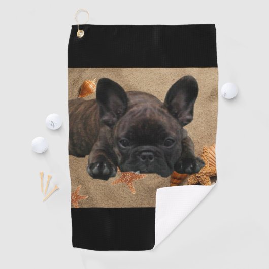 Französische Bulldogge Golfhandtuch (Insitu)
