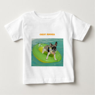Französische Bulldogge Great Summer Baby T-shirt