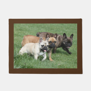 Französische Bulldogge Gute Freunde French Bulldog Fußmatte
