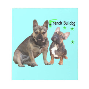 Französische Bulldogge Gute Freunde French Bulldog Notizblock