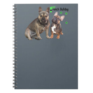 Französische Bulldogge Gute Freunde French Bulldog Notizblock