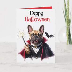  französische Bulldogge Halloween French Bulldog Karte