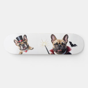französische Bulldogge Halloween French Bulldog Skateboard