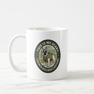 Französische Bulldogge Halloween Grusel Kostüm Kaffeetasse