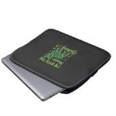 Französische Bulldogge Halloween Macaron Eiffeltur Laptopschutzhülle (Vorne Knopf)