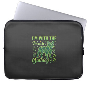 Französische Bulldogge Halloween Macaron Eiffeltur Laptopschutzhülle