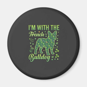 Französische Bulldogge Halloween Macaron Eiffeltur Magnet