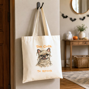 Französische Bulldogge Halloween Süße Mumie Tragetasche