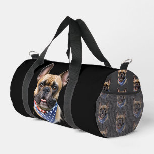 Französische Bulldogge Halstuch Labor Day Bulldog Duffle Bag