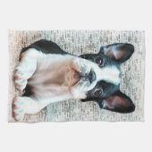 Französische Bulldogge Handtuch (Horizontal)
