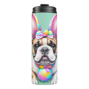 Französische Bulldogge Happy Easter French Bulldog Thermosbecher