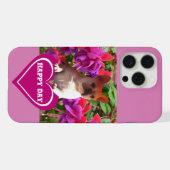 Französische Bulldogge Herz French Bulldog Mutter iPhone Hülle (Rückseite (Horizontal))