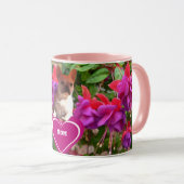 Französische Bulldogge Herz French Bulldog Mutter Tasse (VorderseiteRechts)