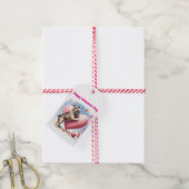 Französische Bulldogge Herzsprung French Bulldog Geschenkanhänger (Mit Garn)