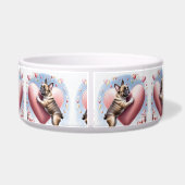 Französische Bulldogge Herzsprung French Bulldog Napf (Rückseite)