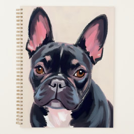 Französische Bulldogge | Hund Haustier Malerei Planer