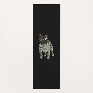 Französische Bulldogge Hund Mummy Halloween-Gesche Yogamatte