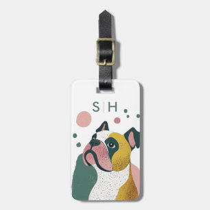 Französische Bulldogge Hund Reisegepäckanhänger Gepäckanhänger