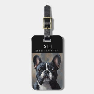 Französische Bulldogge Hund Reisegepäckanhänger Gepäckanhänger