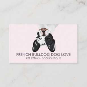 Französische Bulldogge Hund Visitenkarte