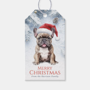 Französische Bulldogge-Hunde-Geschenkanhänger Geschenkanhänger