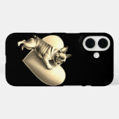 Französische Bulldogge I love you Case-Mate iPhone Hülle (Rückseite (Horizontal))