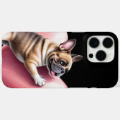 Französische Bulldogge I love you Case-Mate iPhone Hülle (Rückseite (Horizontal))