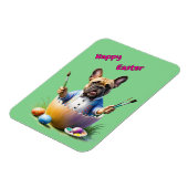 Französische Bulldogge im Ei Frohe Ostern Magnet (Linke Seite)