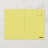 Französische Bulldogge im Ei Frohe Ostern Postkarte (Rückseite)