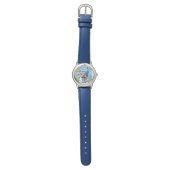 Französische Bulldogge im Meer Armbanduhr (Flach)