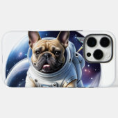 Französische Bulldogge im Weltall im Urlaub Case-Mate iPhone Hülle (Rückseite (Horizontal))