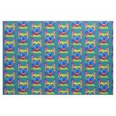 Französische Bulldogge in den Farben Stoff (Fat Quarter (45,7 x 55,9 cm))